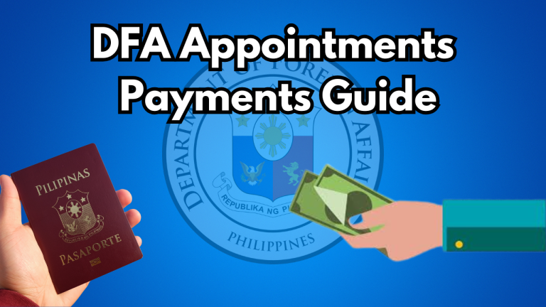 DFA passport appointment payment guide Banner