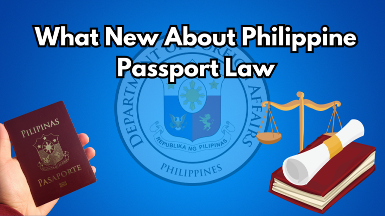 What New About Philippine Passport Law Banner